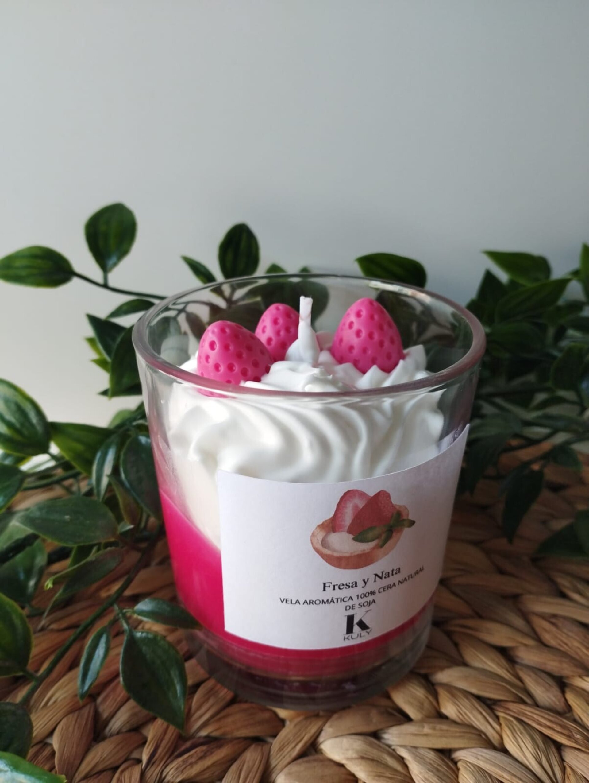 Vela aromática "Fresa y Nata" - 3