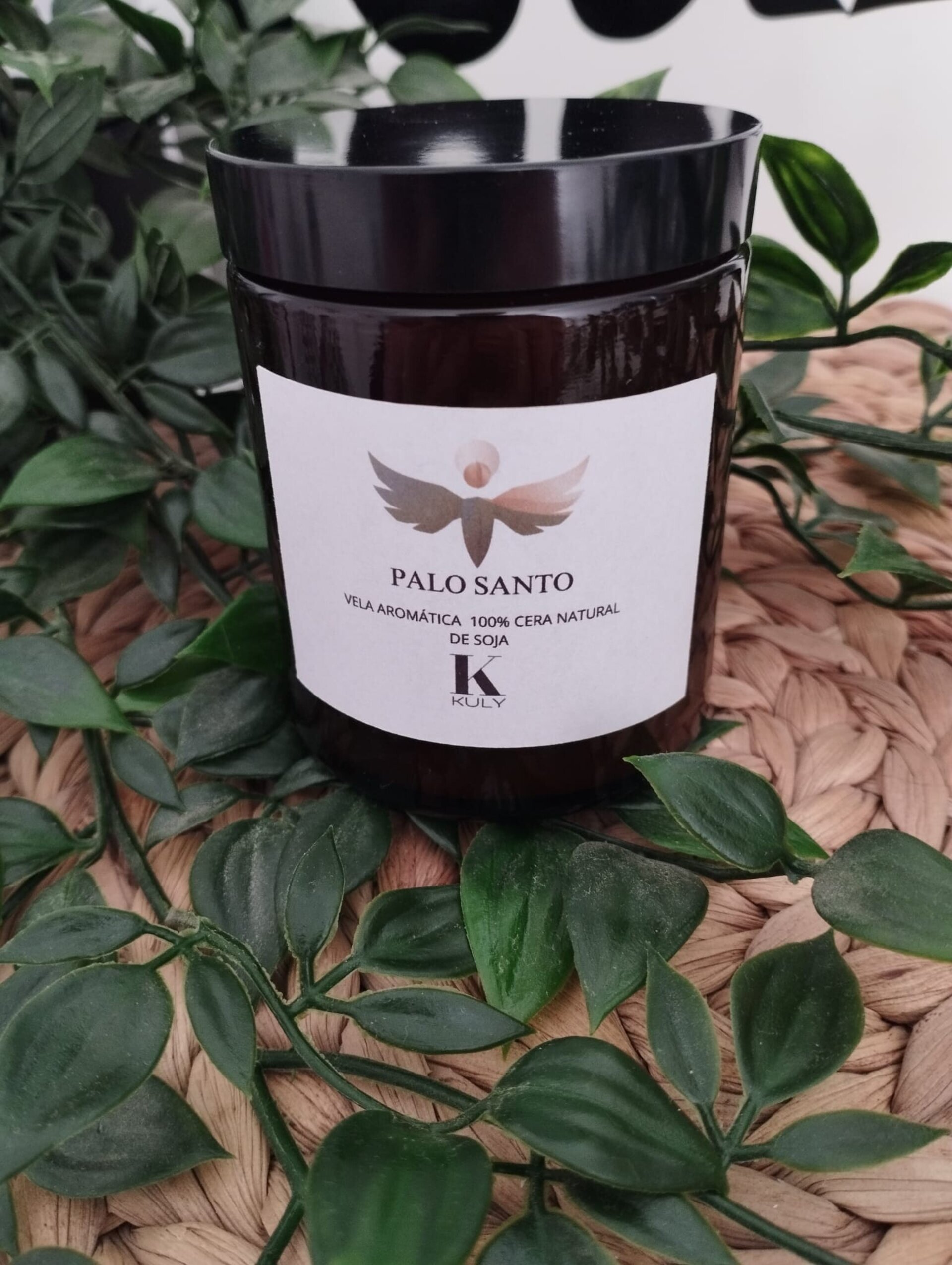 Vela Aromática "Palo santo" Mecha de Madera - 2