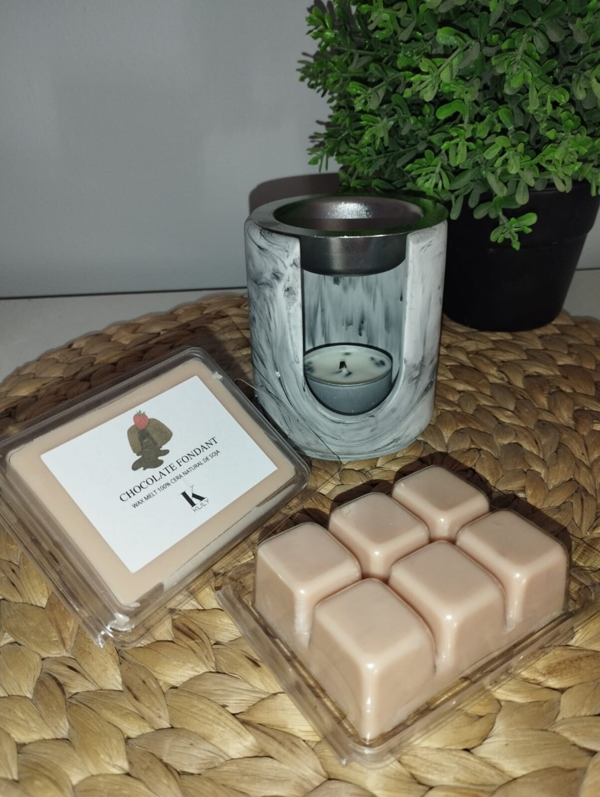 Pack Quemador CUEVA + 2 fragancias de wax melt - 6