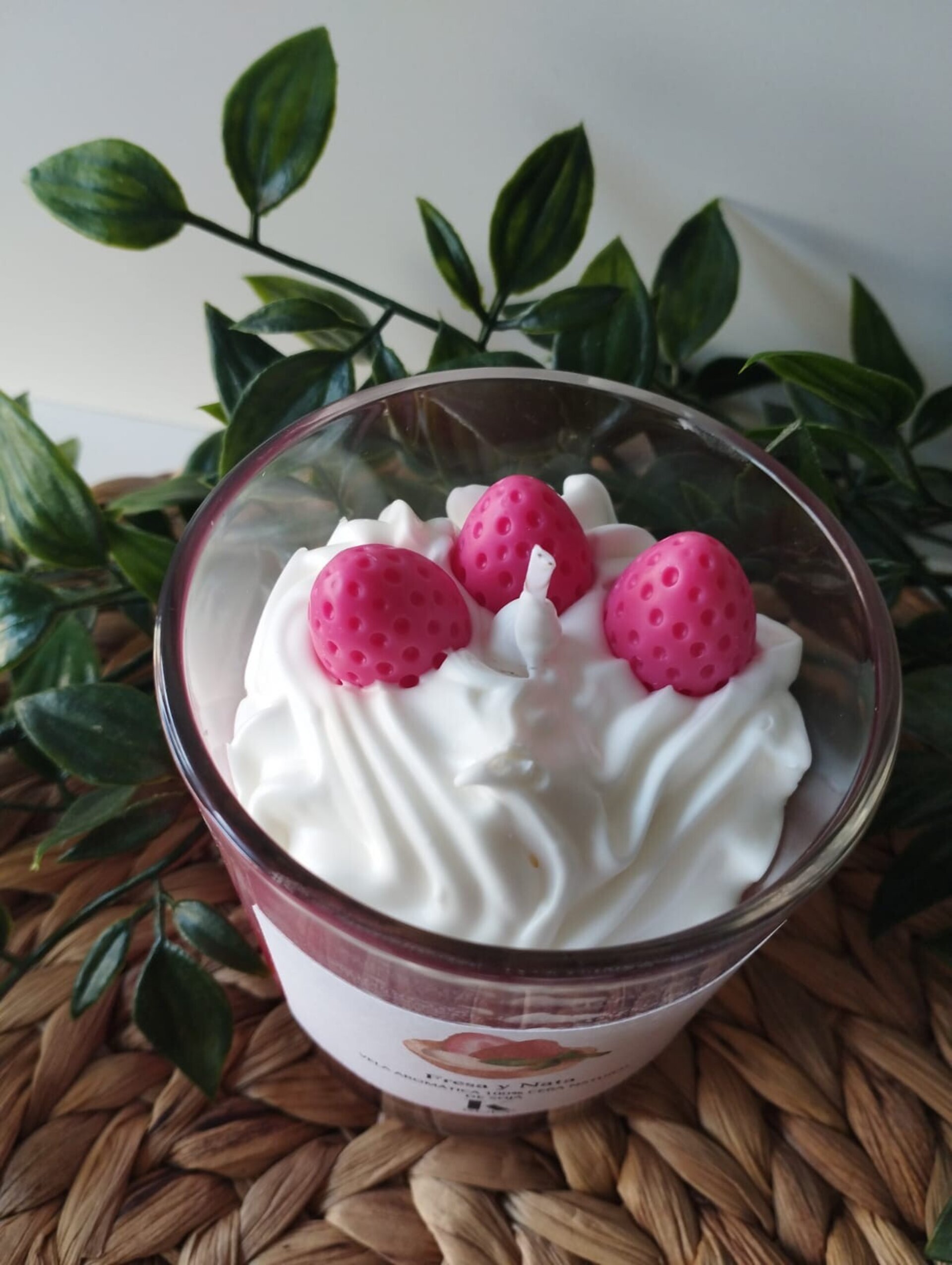 Vela aromática "Fresa y Nata" - 2